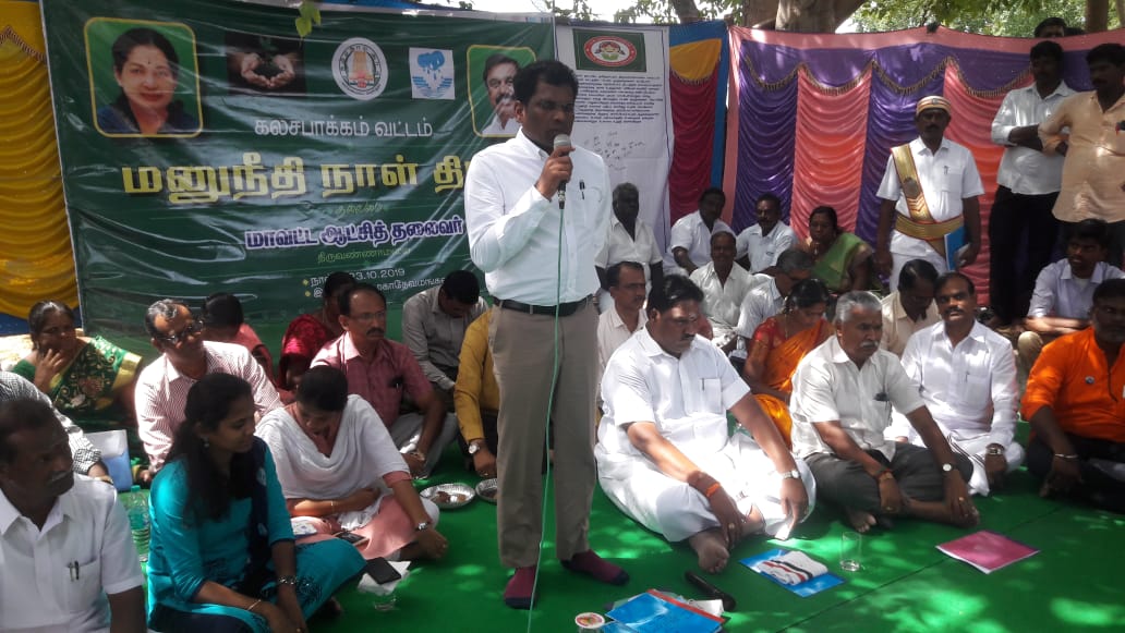 தென்மாதிமங்கலத்தில் மனுநீதி நாள் முகாம் 143 பயனாளிகளுக்கு ரூ.54¼ லட்சம் நலத்திட்ட உதவிகள் – கலெக்டர் வழங்கினார் (24.10.2019)