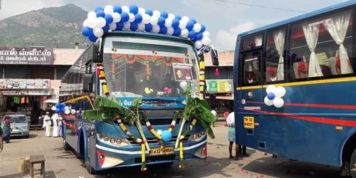 திருவண்ணாமலை – சென்னை குளிர் சாதன பேருந்து சேவை துவக்கம்