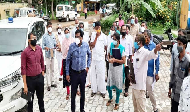 ஜவ்வாதுமலையில் மாவட்ட ஆட்சியர் நேரில் ஆய்வு