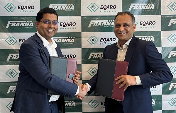 Terex India partners with Eqaro Guarantees to announce ‘Franna Assure’