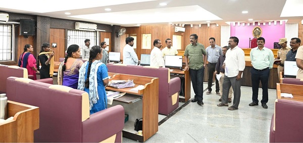 வாக்காளர் பட்டியல் திருத்த முன்னேற்றம் –  திருவண்ணாமலை ஆட்சித்தலைவர் ஆய்வு!