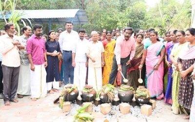 திருவண்ணாமலை மாவட்ட ஆட்சியர் அலுவலகத்தில் பொங்கல் விழா நடைபெற்றது!