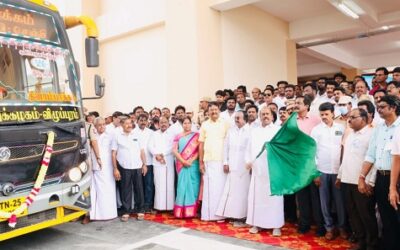 திருவண்ணாமலையில் புதிய பேருந்து நிலையத்தில் பேருந்து சேவை தொடக்கம்!