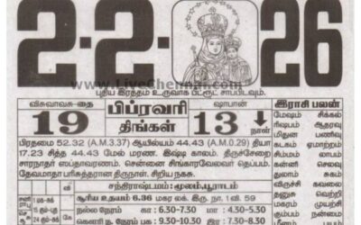 Auspicious (Nalla Neram) time today (Feb 2nd)